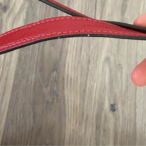 Coach Red Gallery Tote Bag 79608 - Picture 4 of 13